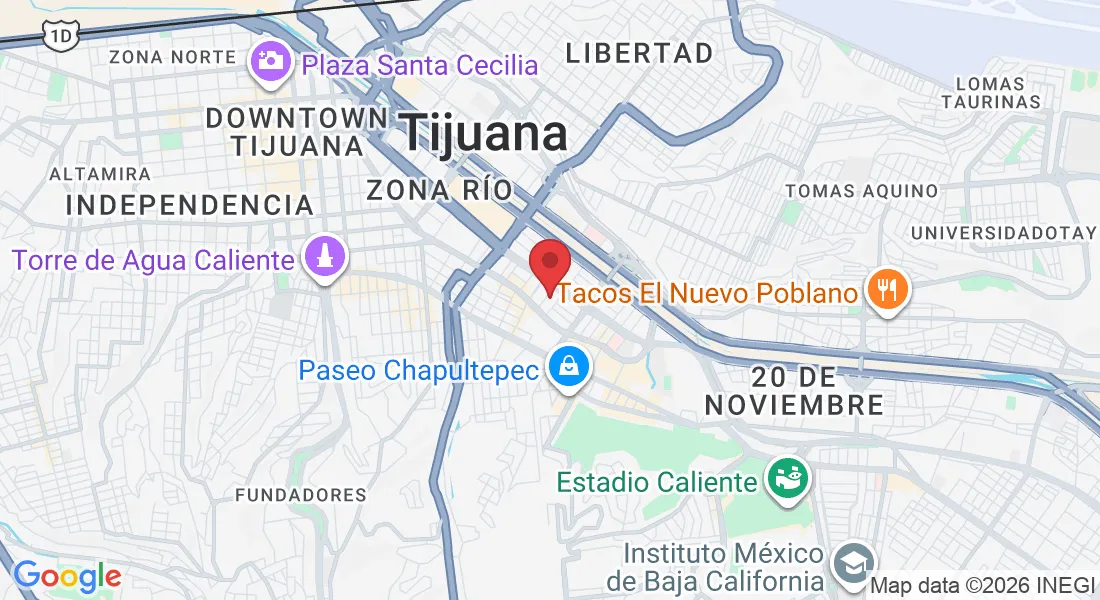 José María Velasco 2650, Zona Urbana Rio Tijuana, 22010 Tijuana, B.C., Mexico