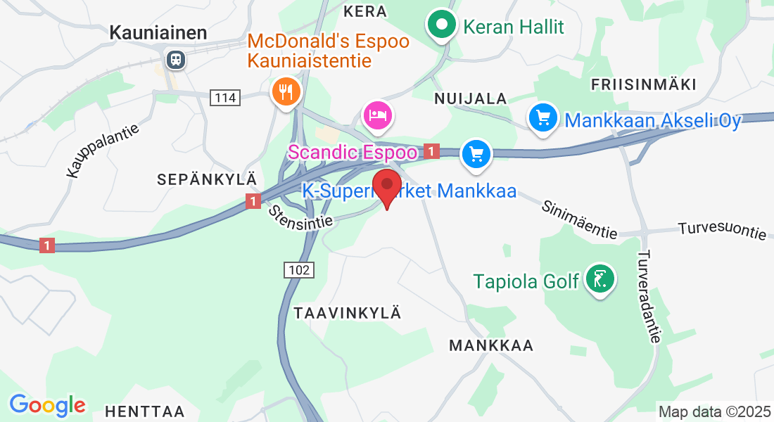 Klovinmäki 12, 02180 Espoo, Finland