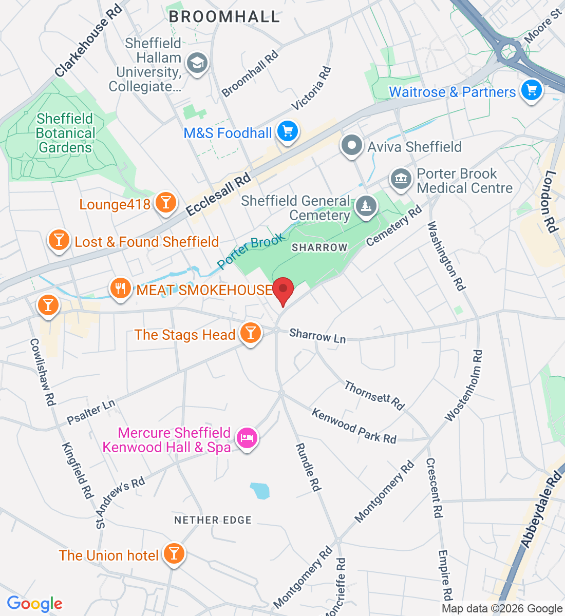 346 Cemetery Rd, Sharrow, Sheffield S11 8FT, UK