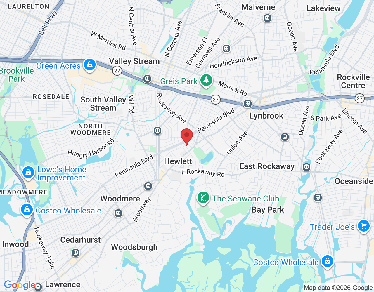 34 Stevenson Rd, Hewlett, NY 11557, USA