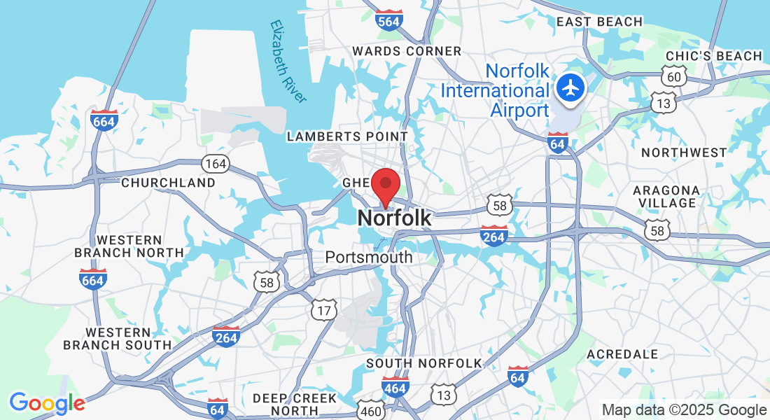 142 W York St, Norfolk, VA 23510, USA
