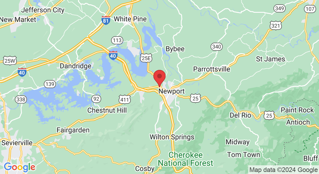 702 US-25W #70, Newport, TN 37821, USA