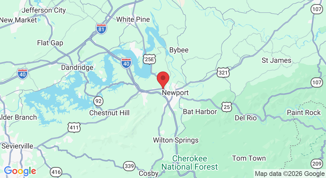 702 US-25W #70, Newport, TN 37821, USA