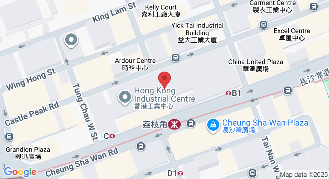 Hong Kong, Lai Chi Kok, Castle Peak Rd, 489-491號, Hong Kong Industrial Centre Block C, 6樓12A室