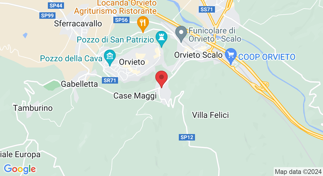 Str. Bagnorese, 11, 05018 Orvieto TR, Italia