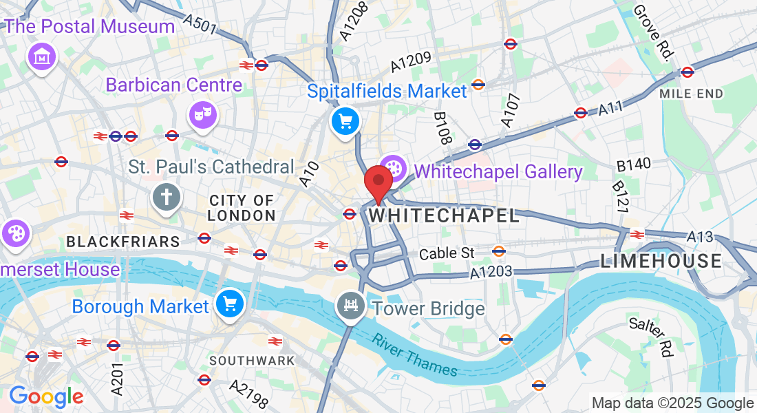 2 Leman St, London E1 8FA, UK