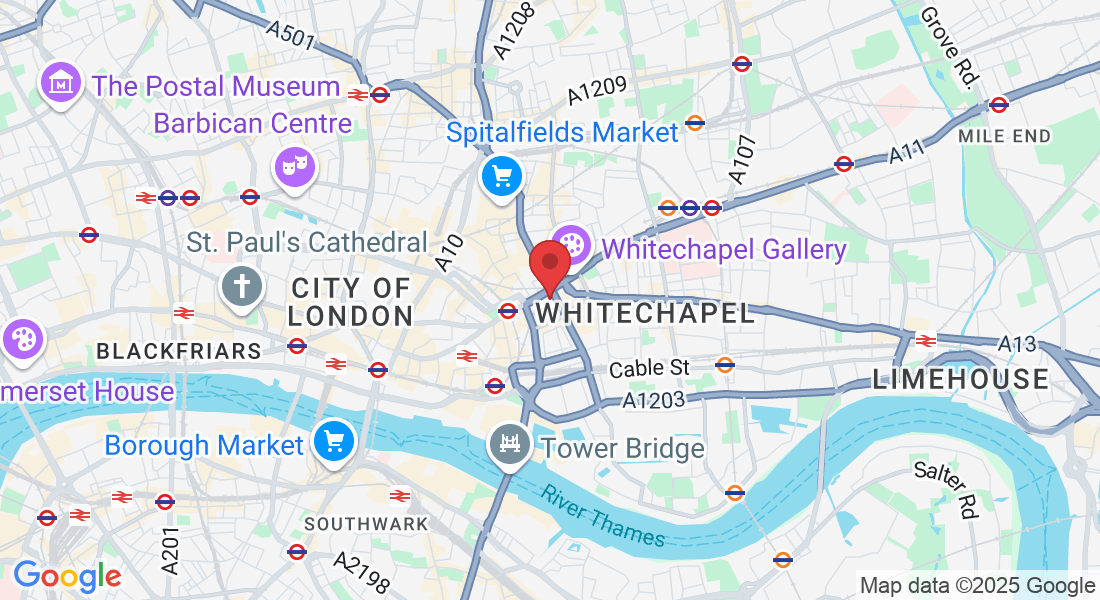 2 Leman St, London E1 8FA, UK