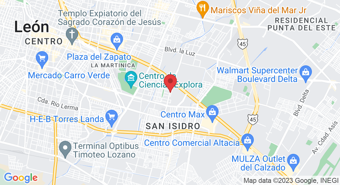 Av. Pradera 311, Parque Manzanares, 37510 León, Gto., México