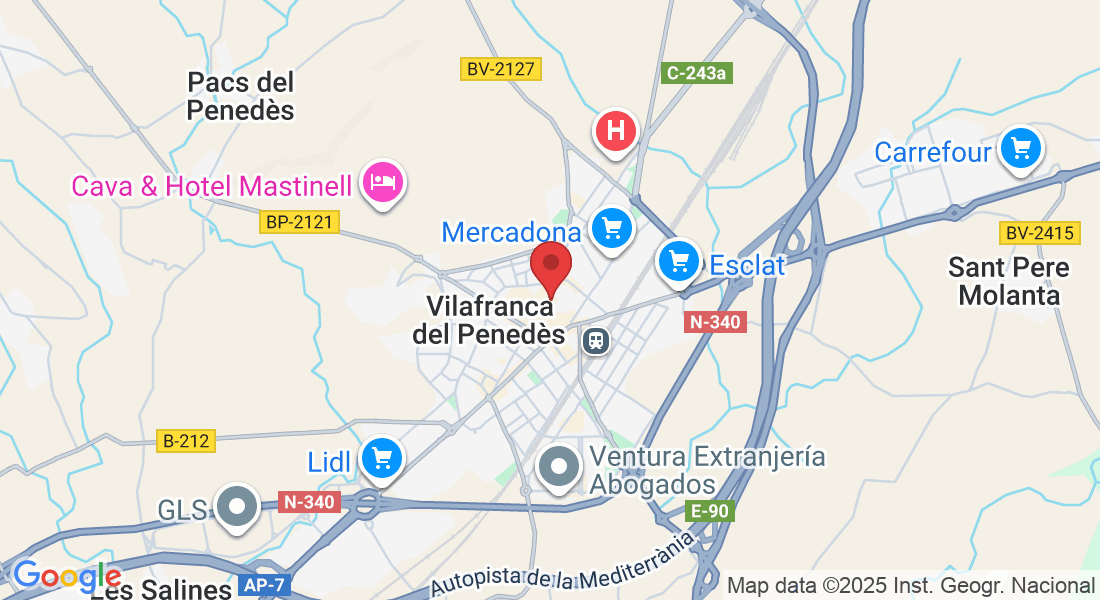 Carrer de la Font, 23, 08720 Vilafranca del Penedès, Barcelona, Espanya