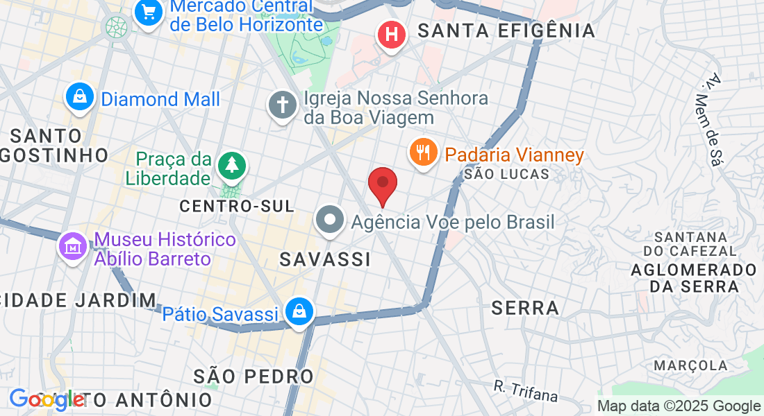 R. Ceará - Funcionários, Belo Horizonte - MG, Brasil