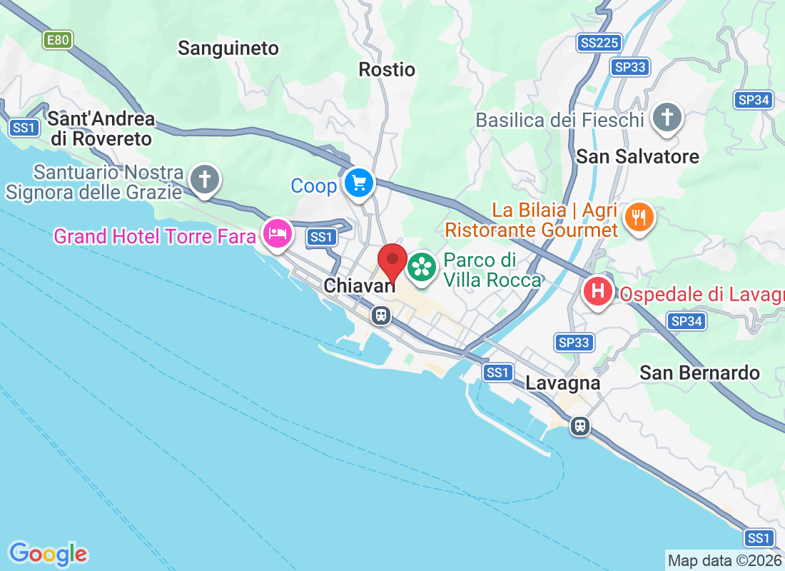 Via Martiri della Liberazione, 109/2, 16043 Chiavari GE, Italia
