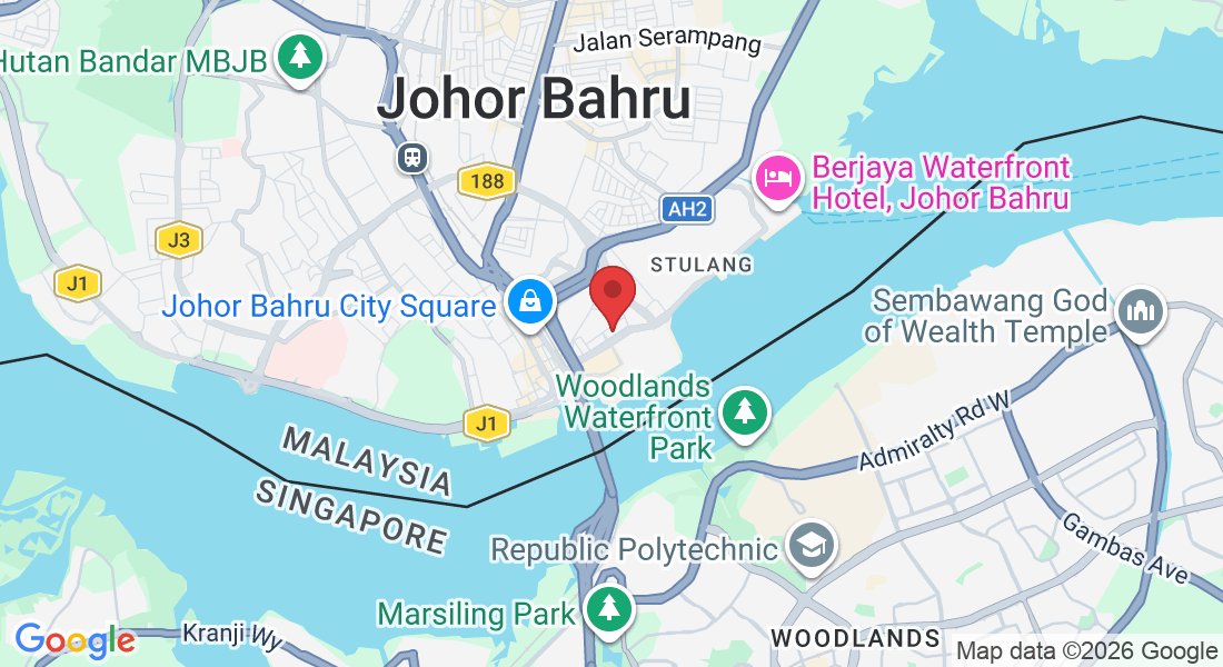 e2, Jalan Bukit Meldrum, Tanjung Puteri, 80300 Johor Bahru, Johor Darul Ta'zim, Malaysia