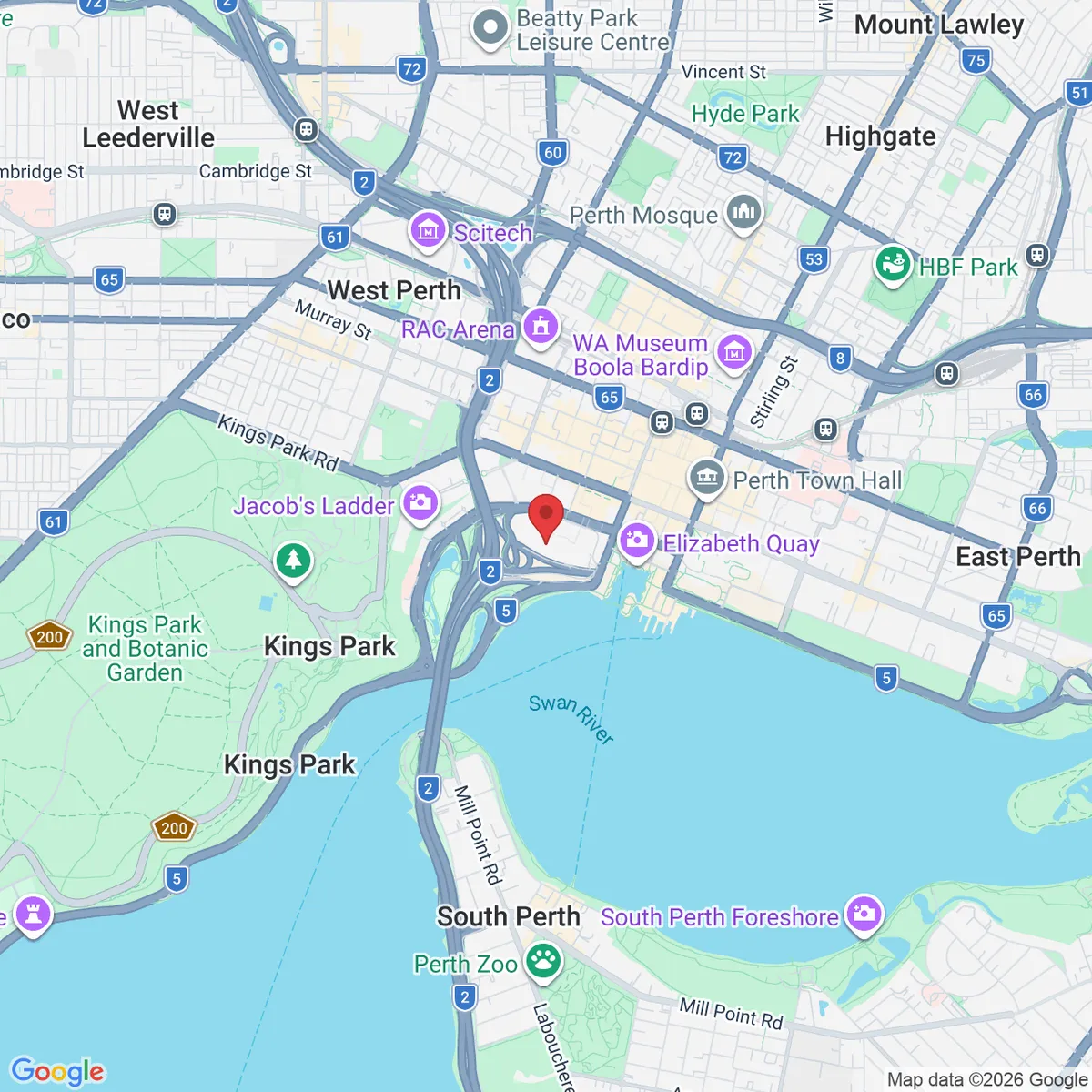 21 Mounts Bay Rd, Perth WA 6000, Australia