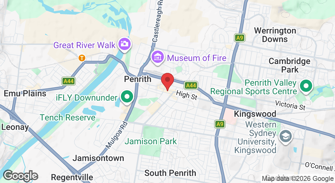 ste 12 level 1/472 High St, Penrith NSW 2750, Australia