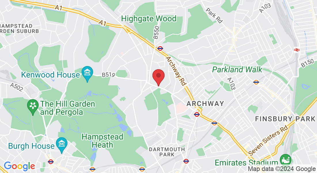 22 Highgate High St, London N6 5JG, UK