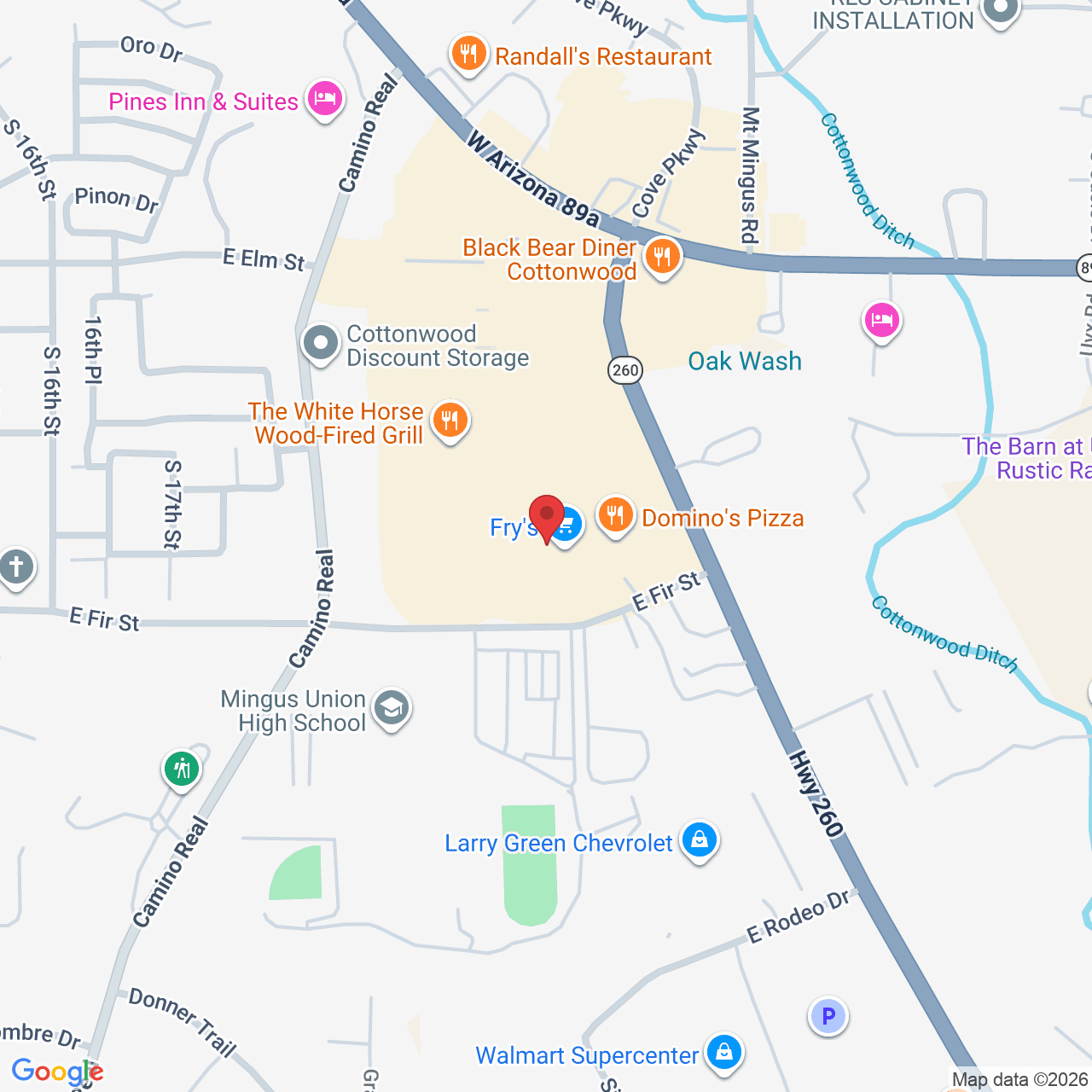 1100 AZ-260 suite 15, Cottonwood, AZ 86326, USA