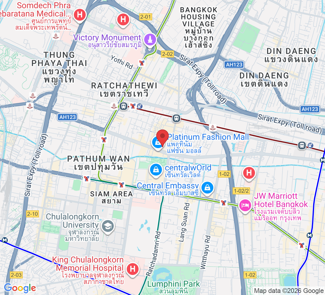 847 Thanon Phetchaburi, Khwaeng Thanon Phaya Thai, Khet Ratchathewi, Krung Thep Maha Nakhon 10400, Thailand