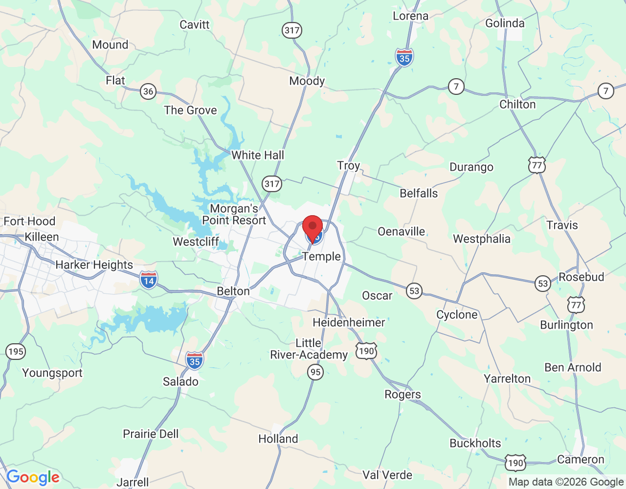1121 N 31st St, Temple, TX 76504, USA
