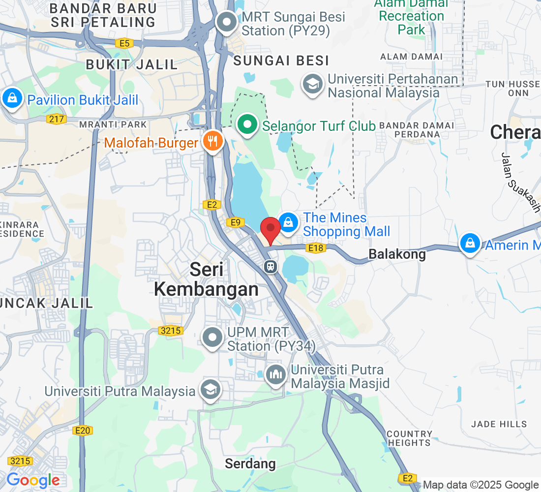 Ground floor Retail Block, Pusat Perdagangan Mines, 2, Jalan Mines 2, Mines Wellness City, 43300 Seri Kembangan, Selangor, Malaysia