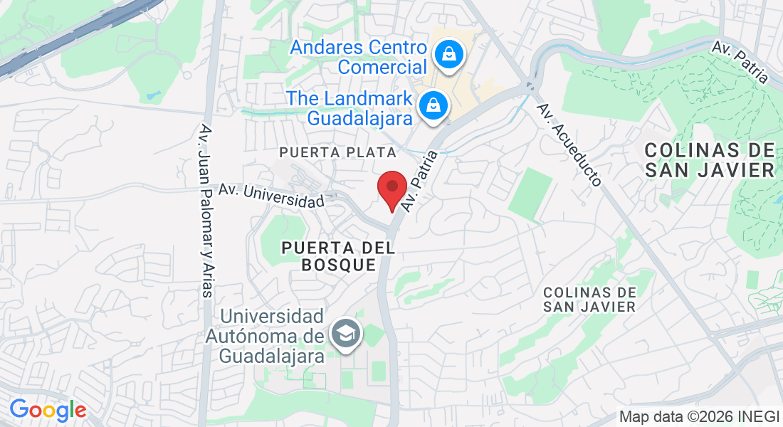 Av. Patria 1355, Puerta de Hierro, 45116 Zapopan, Jal., México