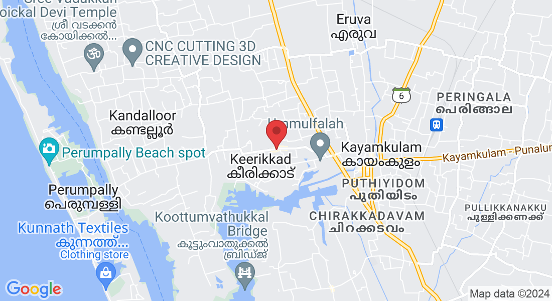 Ika, junction, Kayamkulam, Keerikkad, Kerala 690502, India