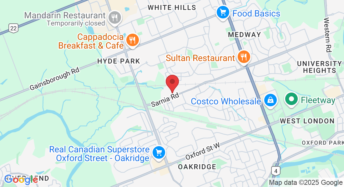 965 Battery Pk, London, ON N6H 0J7, Canada