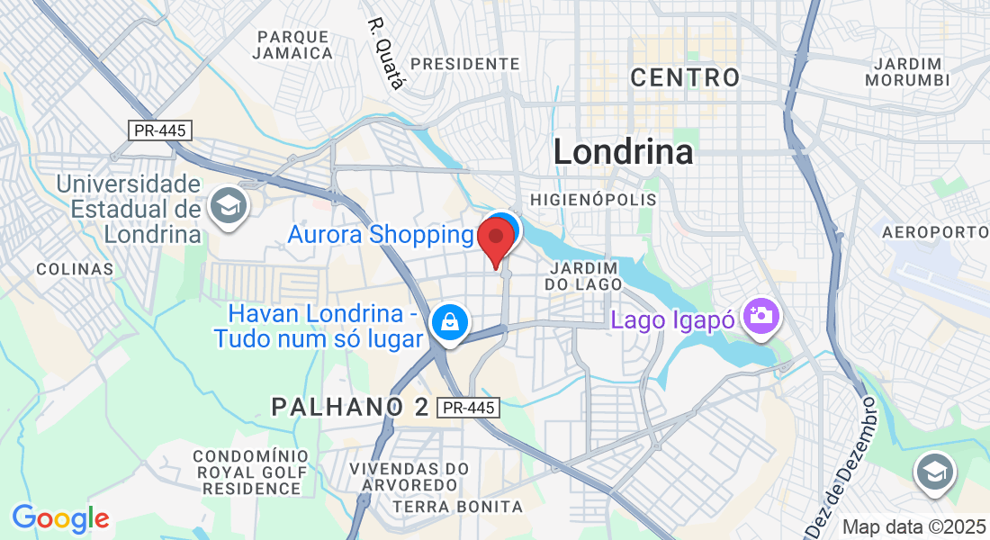 R. Ernâni Lacerda de Athayde, 350 - Palhano 1, Londrina - PR, 86055-630, Brasil