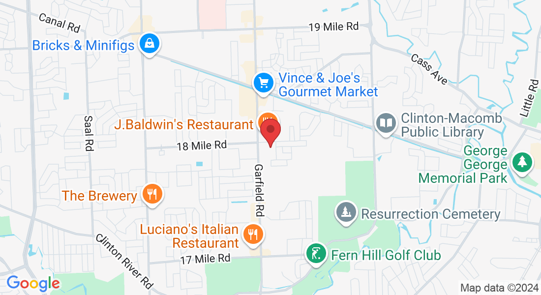 16980 18 Mile Rd, Clinton Twp, MI 48038, USA