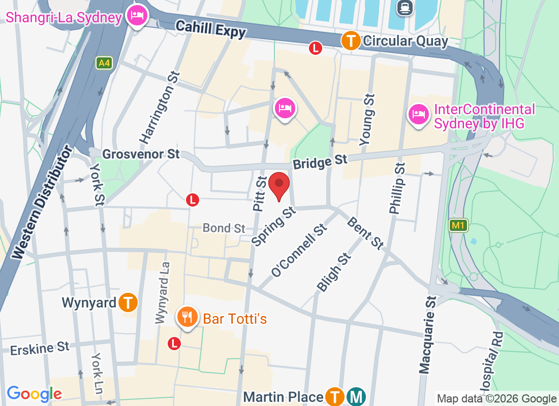 suite 1 level 3/3 Spring St, Sydney NSW 2000, Australia