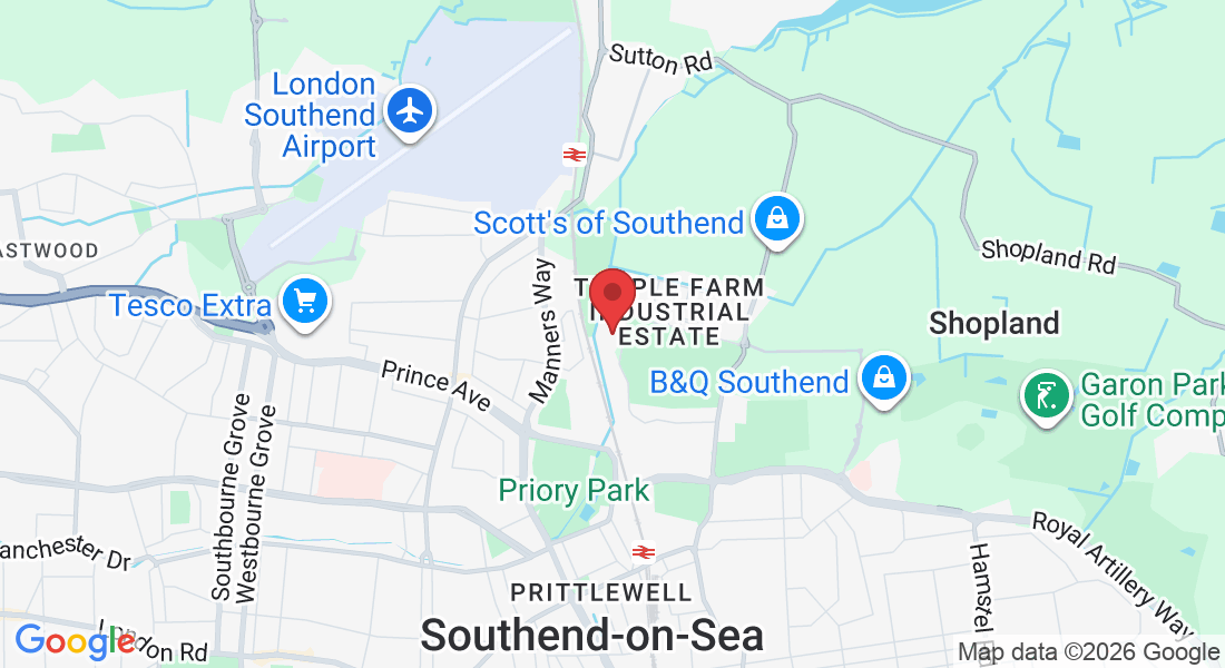 21, robert Leonards industrial estate, Southend-on-Sea SS2 5QD, UK
