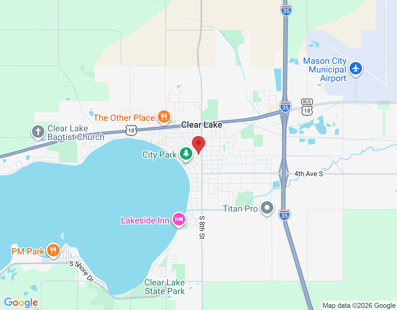 506 Main Ave, Clear Lake, IA 50428, USA