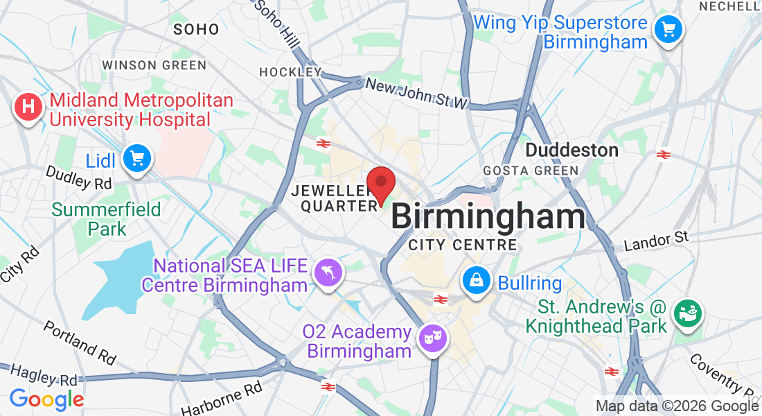 Studio 9, 50-54 St Paul's Square, Birmingham B3 1QS, UK