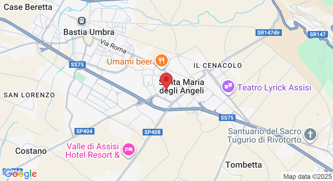 Via Armando Diaz, 6, 06081 Santa Maria degli Angeli PG, Italia