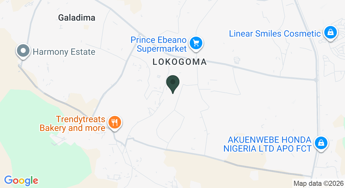 House 29, Lokogoma, Abuja 900107, Federal Capital Territory, Nigeria