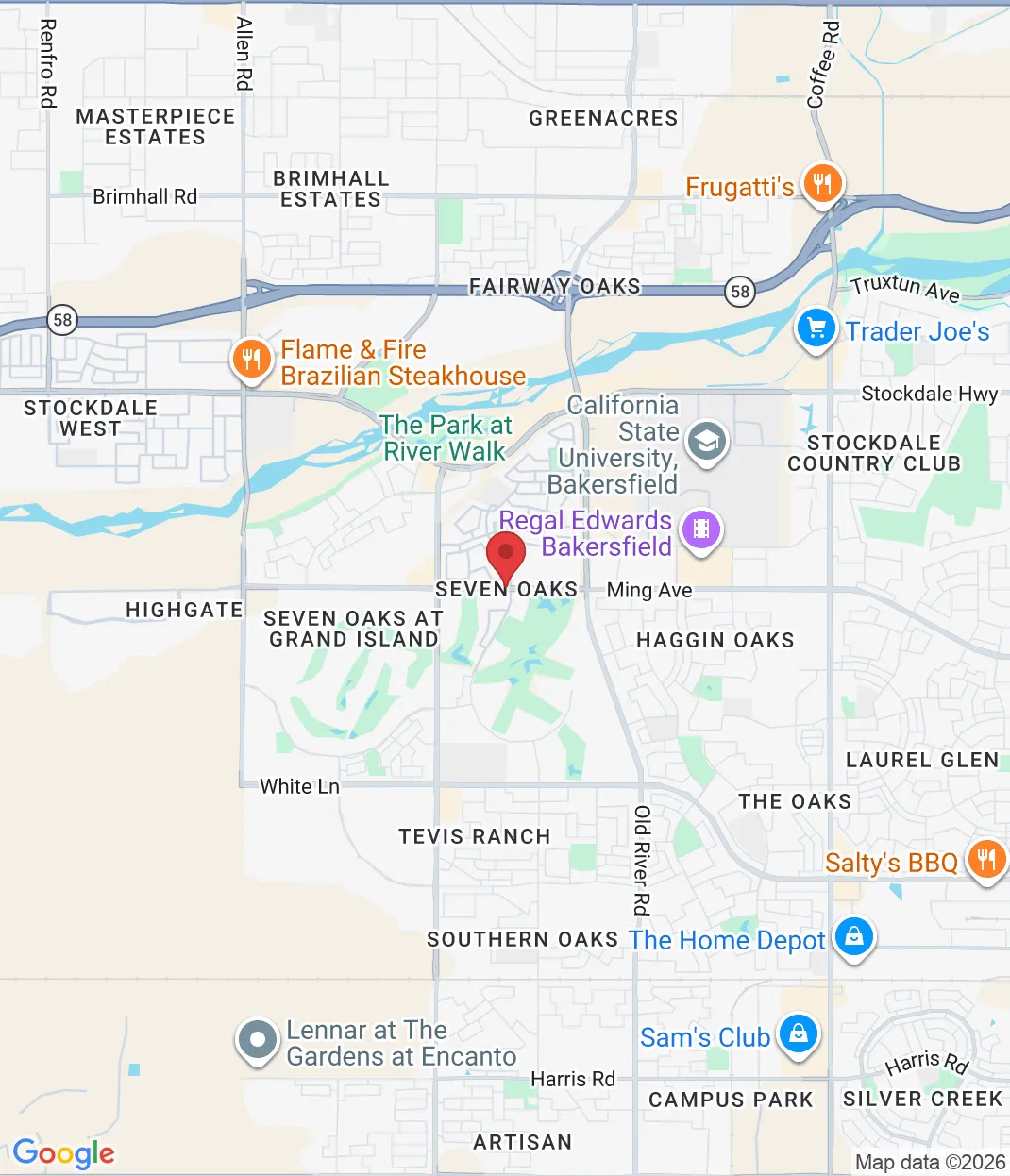 Seven Oaks, Bakersfield, CA 93311, USA