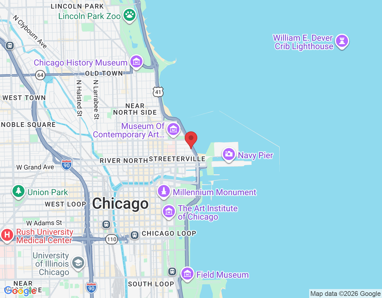 680 N Lake Shore Dr ste 110 2014, Chicago, IL 60611, USA