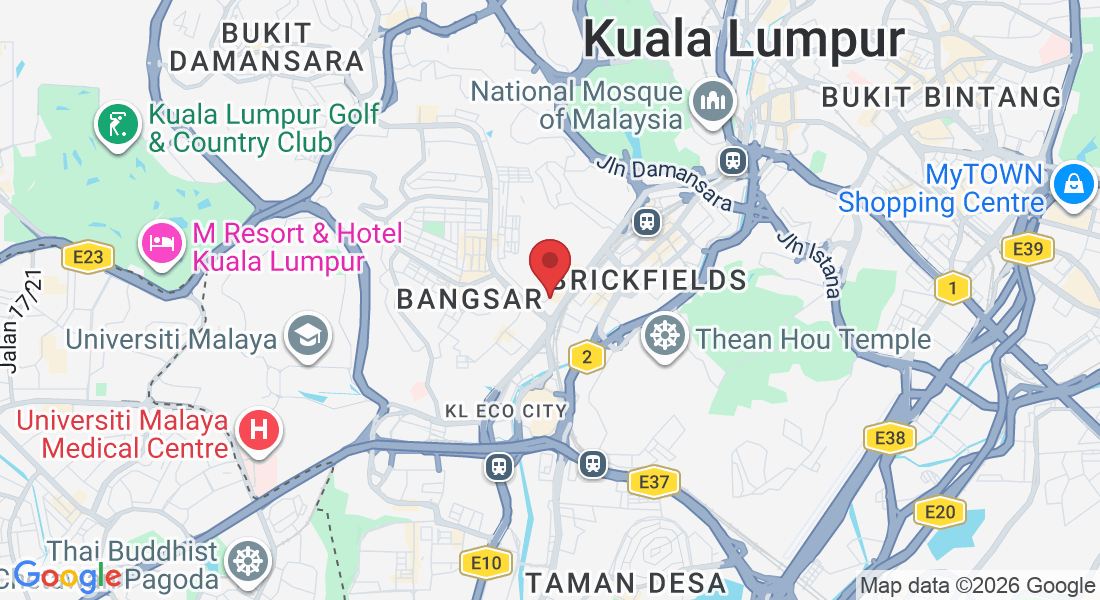 Jalan Bangsar Utama 1, Bangsar, 59000 Kuala Lumpur, Wilayah Persekutuan Kuala Lumpur, Malaysia