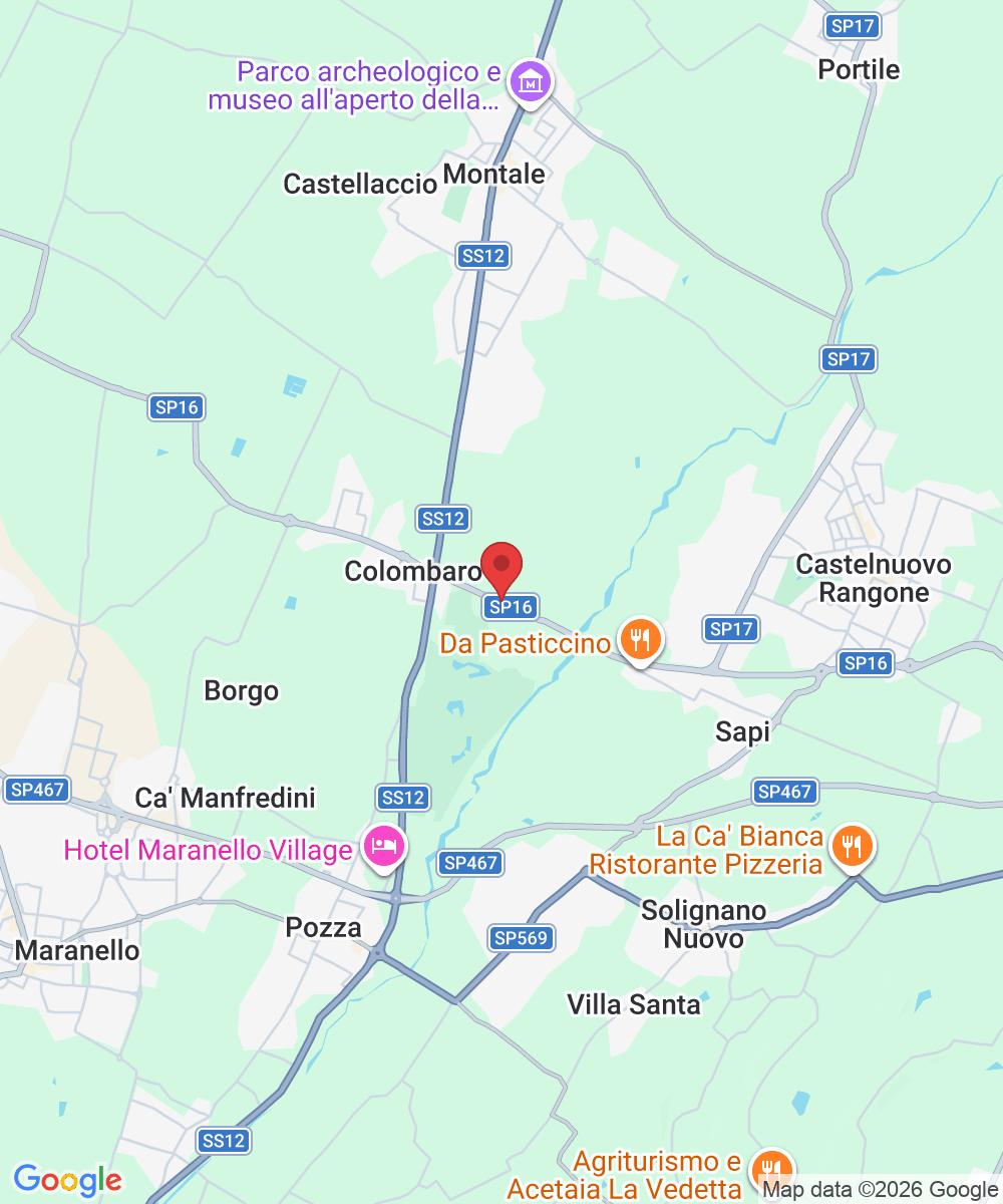 Via Castelnuovo Rangone, 23, 41043 Colombaro MO, Italia
