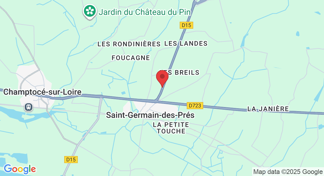 319 Rte de Saint-Augustin, 49170 Saint-Germain-des-Prés, France