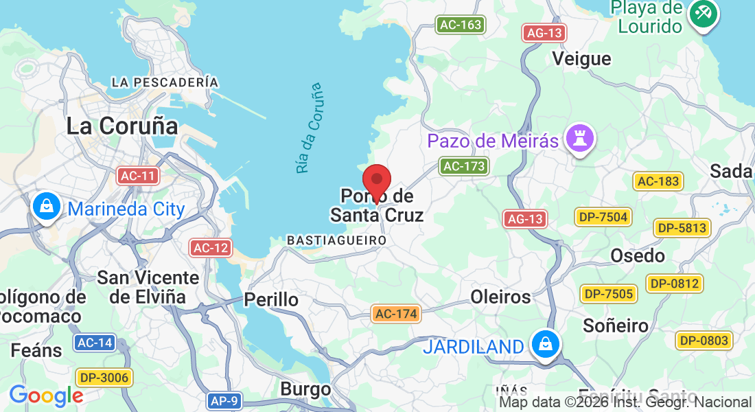 Porto de Santa Cruz, 15179 Oleiros, La Coruña, España