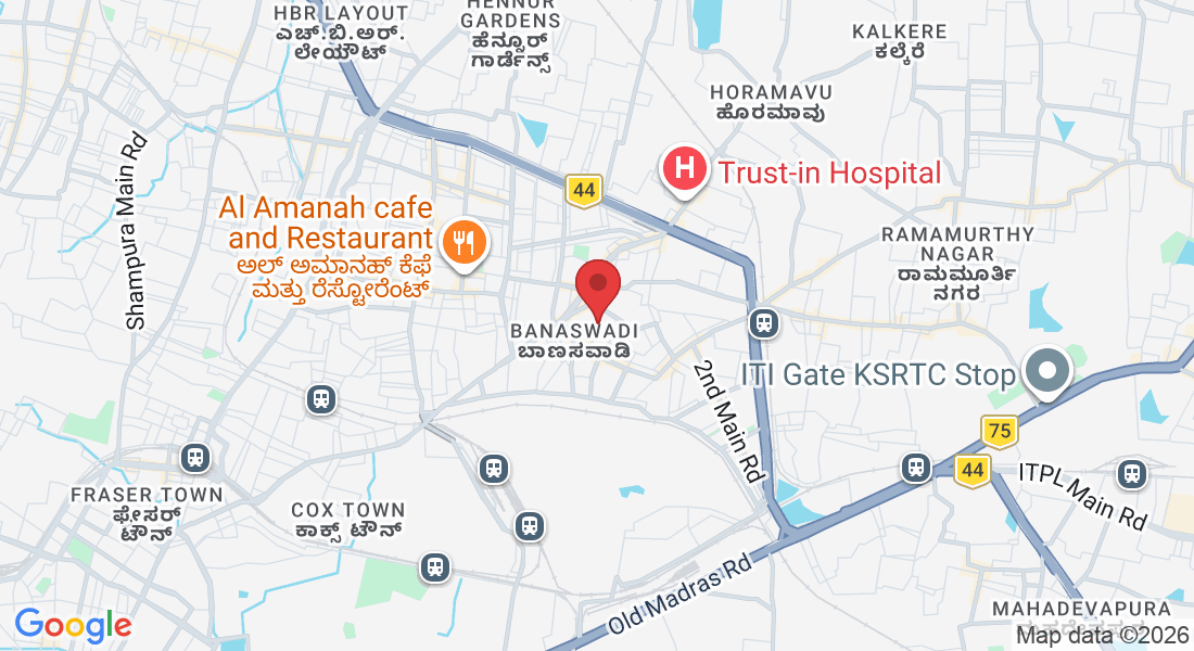 5th Main Rd, Ex-Servicemen Colony, Banaswadi, Bengaluru, Karnataka 560043, India