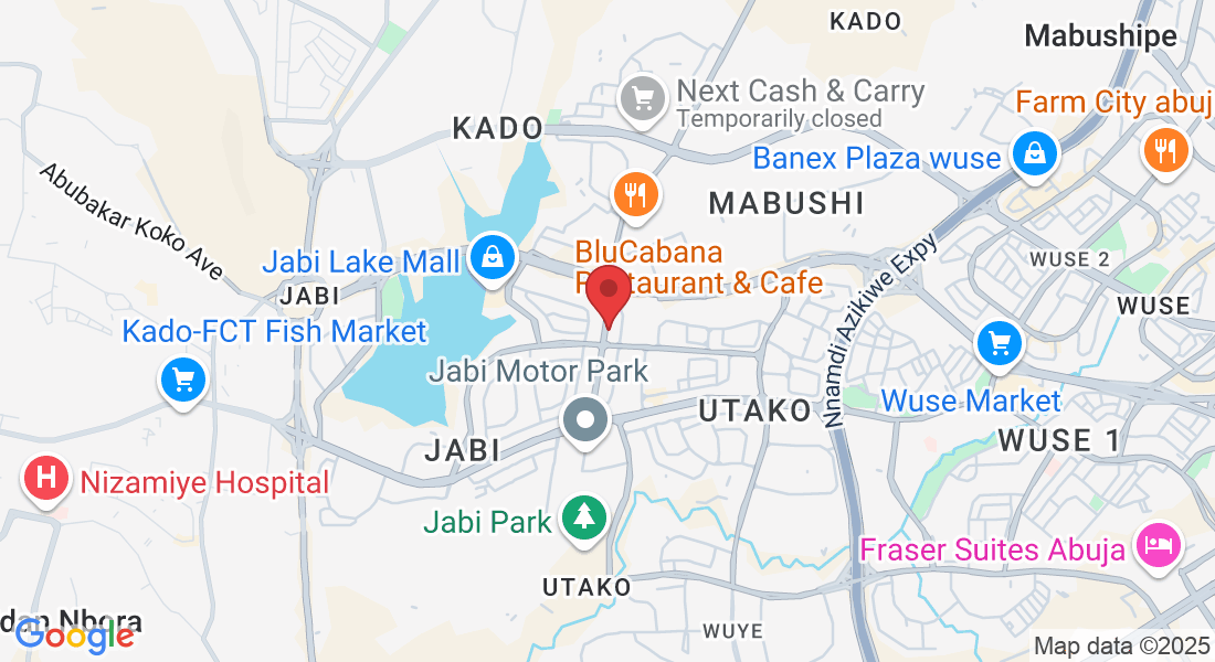 236 Solomon Lar road, Utako, Abuja 900108, Federal Capital Territory, Nigeria