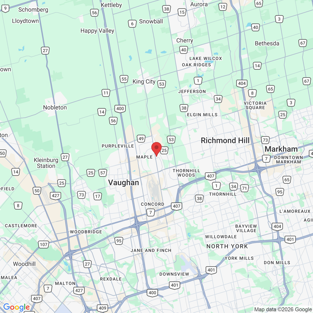 Oakdale Rd, Maple, ON L6A 1J1, Canada