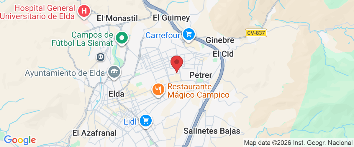 Carrer Elx, 40, 03610 Petrer, Alicante, España