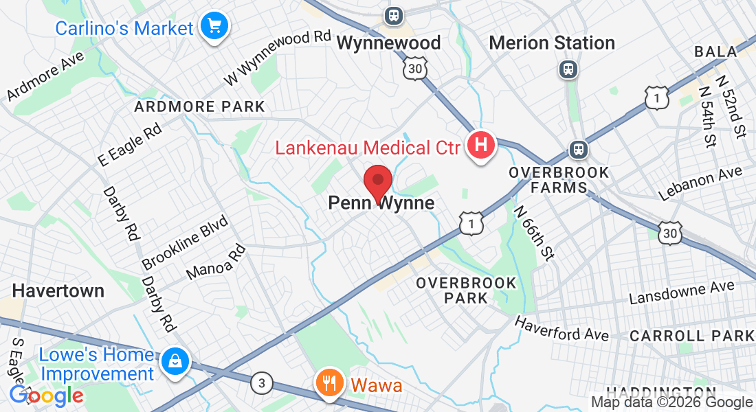 1404 Manoa Rd, Penn Wynne, PA 19096, USA