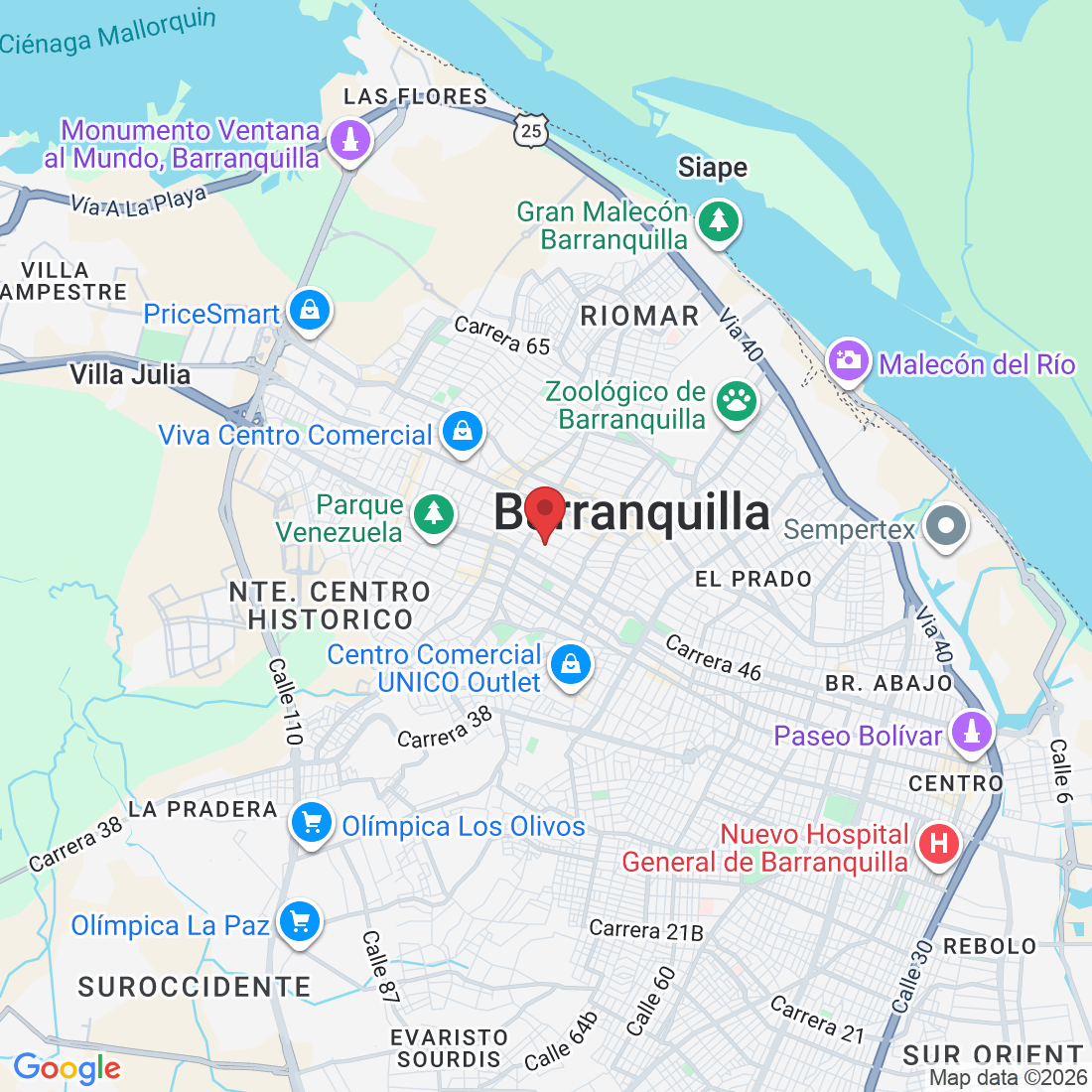 Cra. 49c #80-125 piso 1 local 103, Nte. Centro Historico, Barranquilla, Atlántico, Colombia