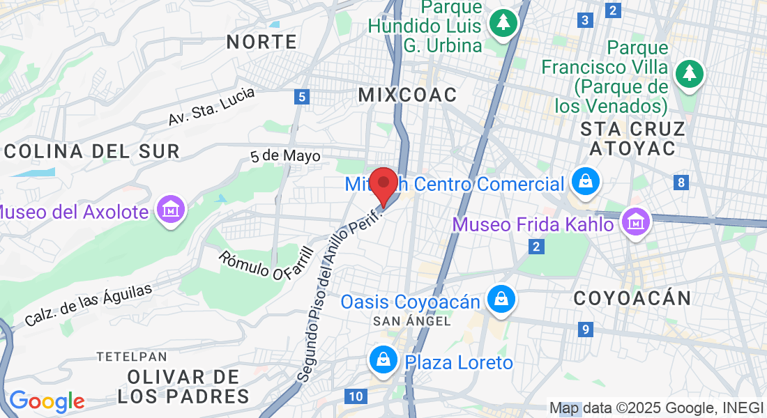 Blvd. Adolfo López Mateos 2022, Los Alpes, Álvaro Obregón, 01010 Ciudad de México, CDMX, México