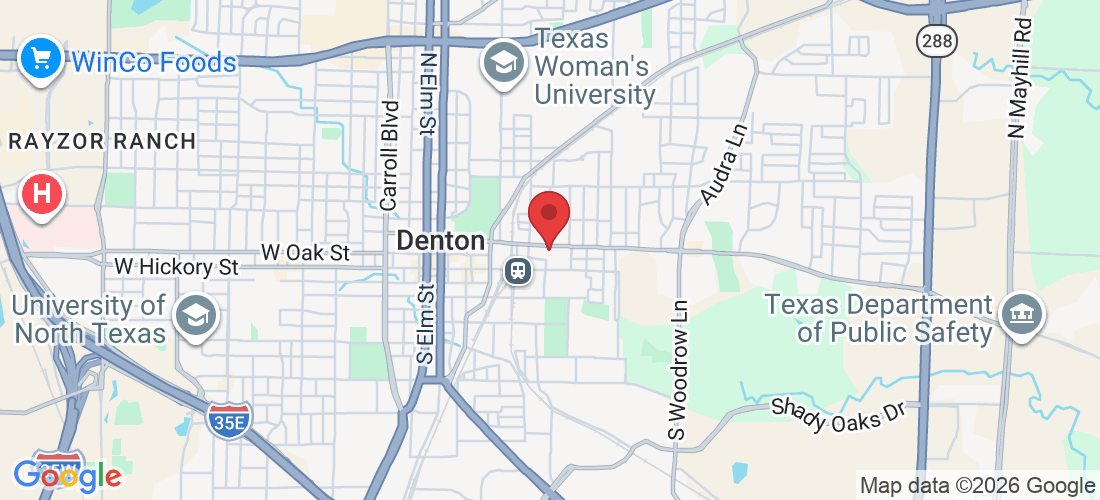 820 E McKinney St, Denton, TX 76209, USA