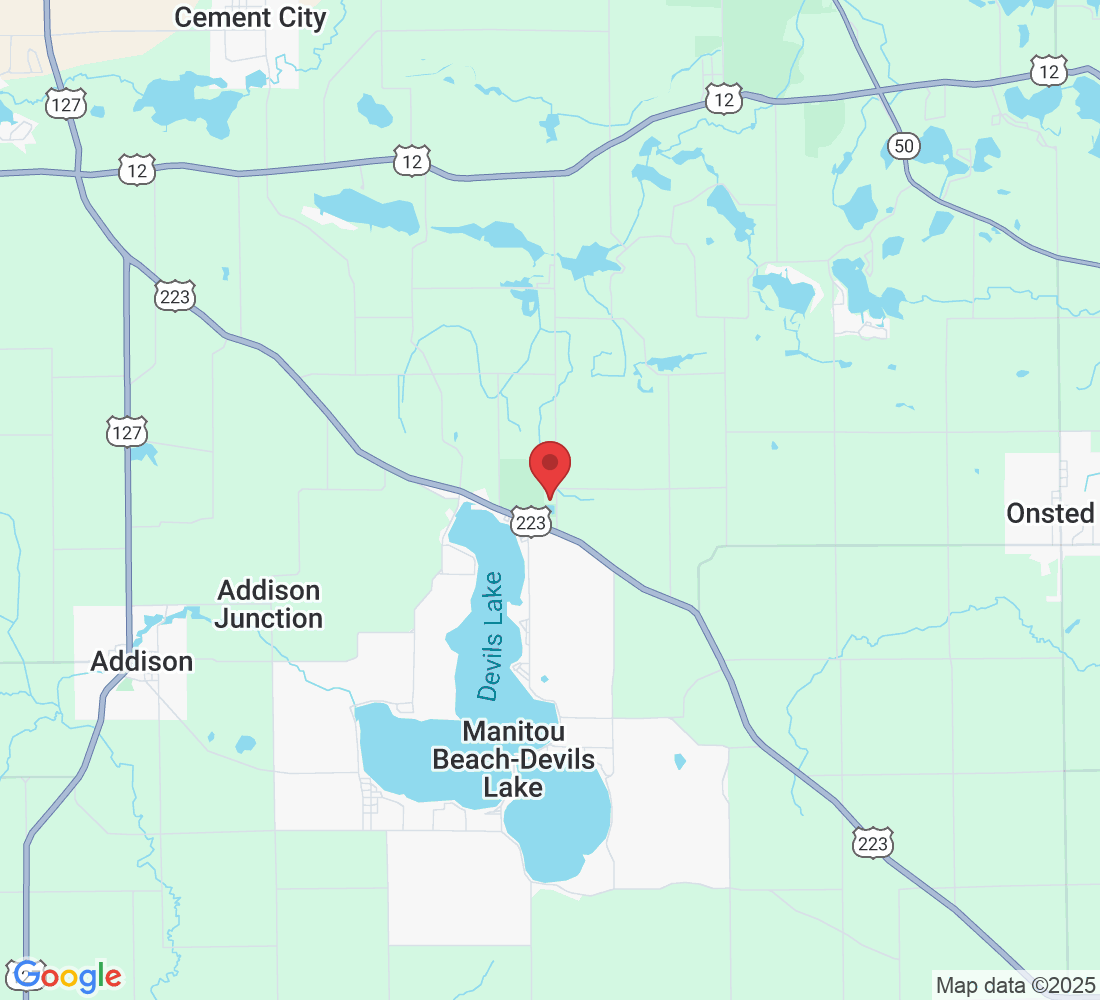 8380 Round Lake Hwy, Manitou Beach-Devils Lake, MI 49253, USA