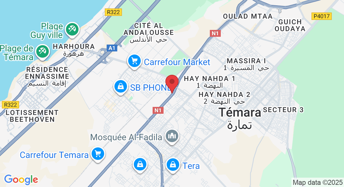 Centre, 20 Rue de l’Irak, Témara 12000, Maroc